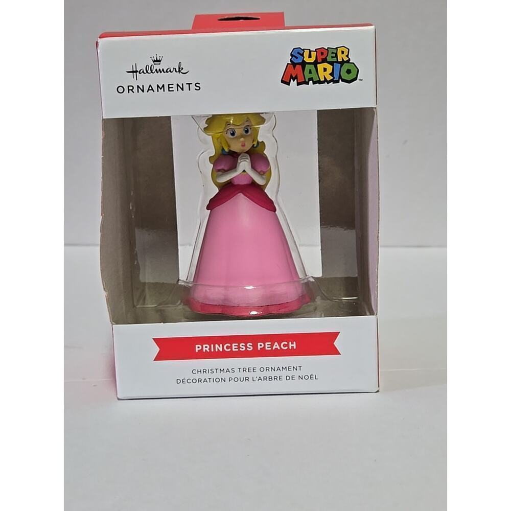 Hallmark Nintendo Super Mario Princess Peach Christmas Ornament NEW